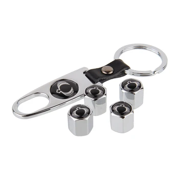 

Car Styling Wheel Tire Valve Stems Caps Cover Keychain For Ssangyong Logo ActYon Tivolan Korando Rodius Chairman W Rexton Kyron