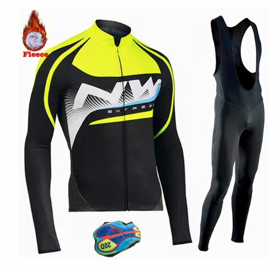 

Lepiny Men Cycling Jersey Fleece Long Sleeve Bicycle Clothing Windproof MTB Bike Jacket Ciclismo Keep Warm Add Velvet 6 Color