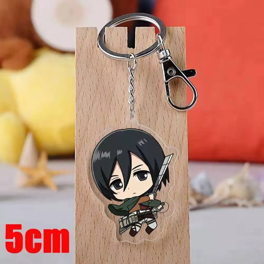 Tronzo игрушки брелок Аниме атака на Титанов Eren Jaeger Erwin Levi Ackerman милый акриловый