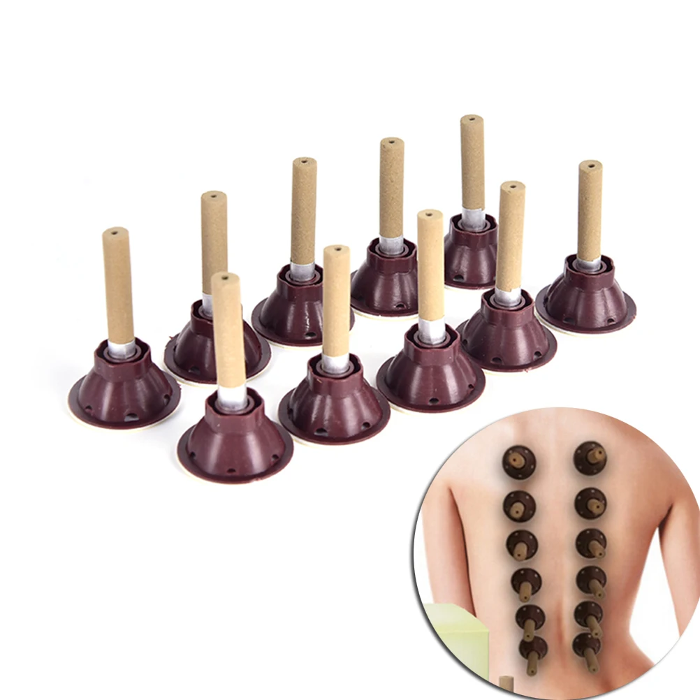 Self-adhesive Acupuncture Points Massage Moxa Stick Mini Moxibustion Tube Paste Self-stick Moxa Candle