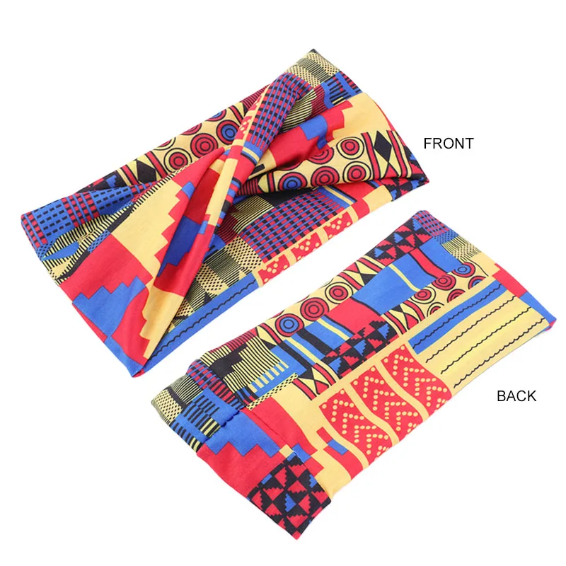 hair clips for fine hair New fashion Women African pattern flower turban Muslim Turban headscarf headwrap Ladies Chemo Cap Soft Comfortable cotton Hat hair clips
