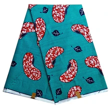 Настоящий воск высокого качества настоящий Анкара голландский воск Африканский батик ткань швейный материал для DIY вечерние платья 6 ярдов