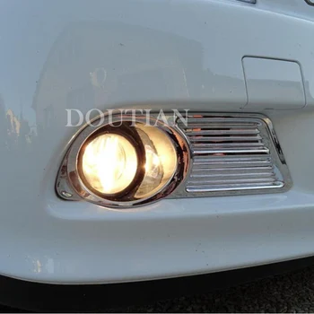

High quality ABS chrome front fog light lamp cover trim For Almera G15 2012 2014 2015 2pcs