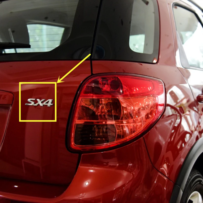 Details about   Rear Tail Gate Badge Emblem Decal Self Adhesive For Suzuki Sx4 77831M79J00 