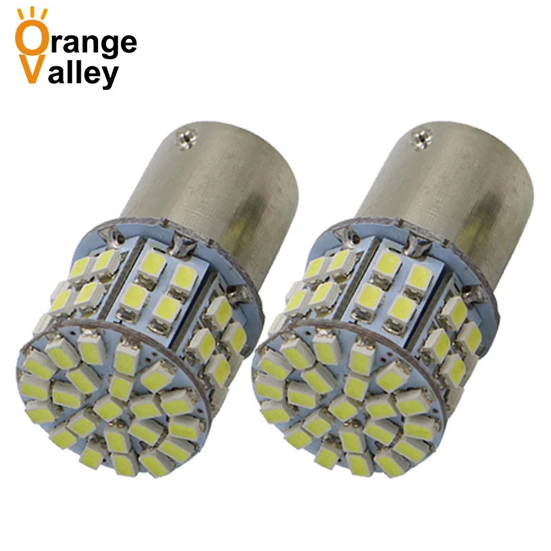 50 шт. 1156 BA15S 1157 SMD Led 1206 автомобильный светильник BAY15D P21W авто лампы стайлинга