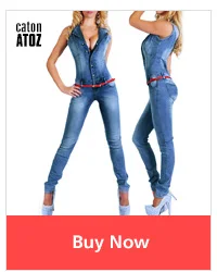 CatonATOZ 2101 эластичный комбинезон без рукавов для женщин, комбинезоны, джинсовые комбинезоны, штаны, боди, джинсы