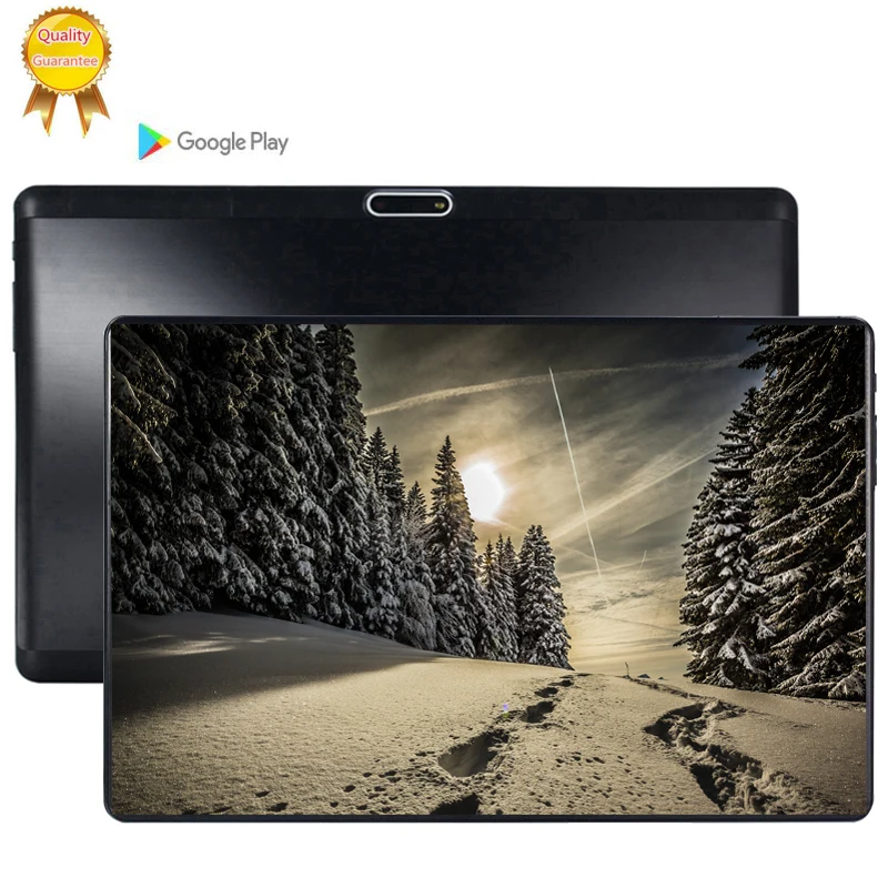 10,1 дюймов 2.5D стекло для планшетов PC 8 Восьмиядерный ОЗУ 6 ГБ 128 Гб ПЗУ две sim-карты 5,0 МП gps Android 9,0 google ips планшет 3g LTE