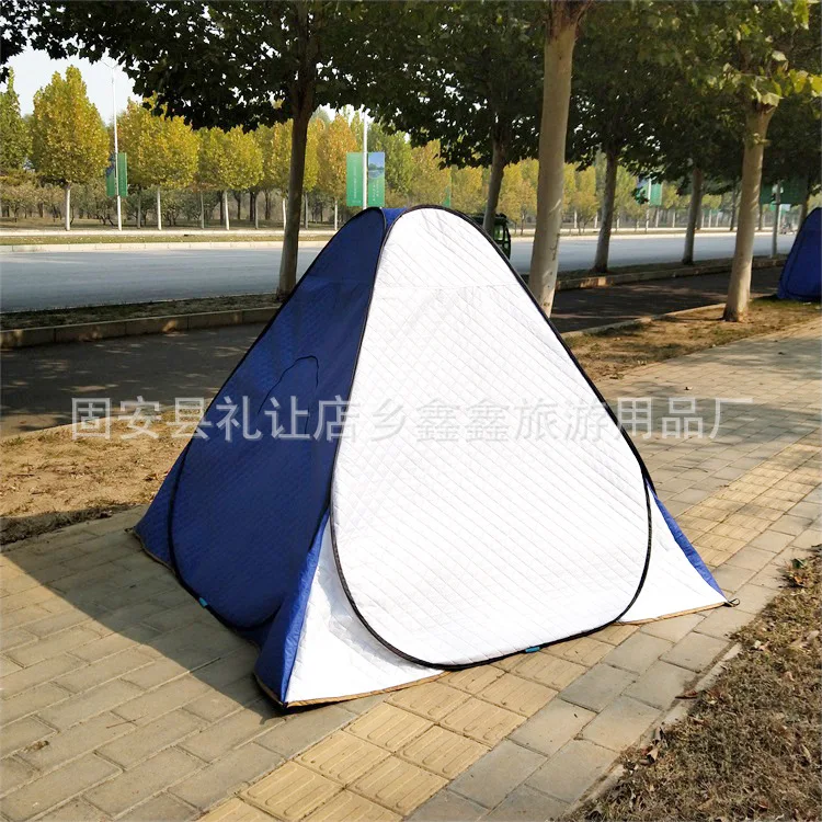 Winter Tent Thick Quilted Warm Hiking Tent Fishing Cold Winter Camping Fishing Tent Outdoor Winter Ice Fishing Cotton Tents