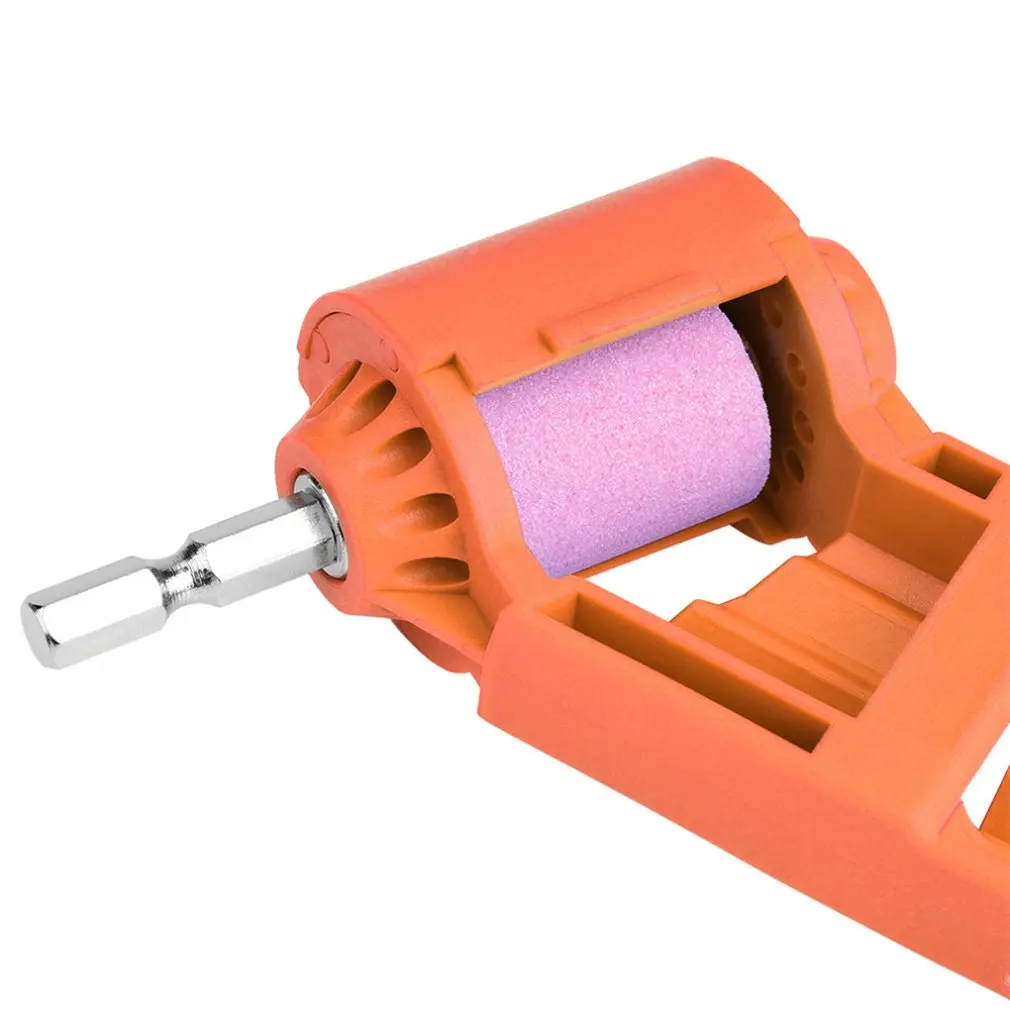 New Portable Grinding Drill Electric Drill Grinder Drill Straight Shank Twist Drill Grinder Corundum Drill Sharpener
