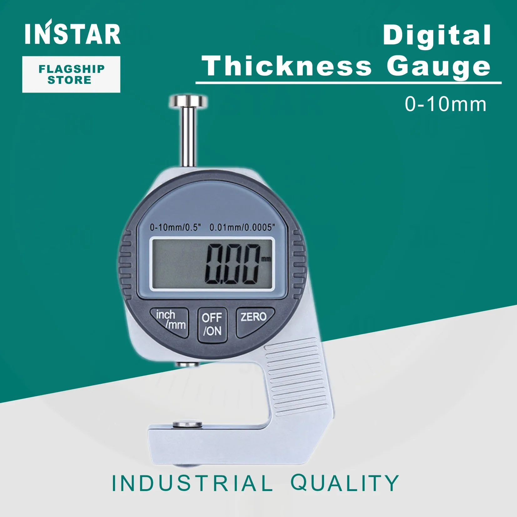 Electronic digital flat thickness gauge 0.01-10MM 
