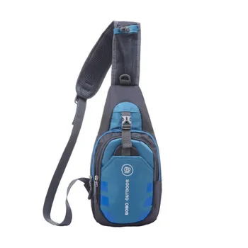 

Crossbody Bag Waterproof Polyester Small Shoulder Bag Nylon Gym Sports Mini Chest Bag Outdoor Running Camping Fishing Backpack