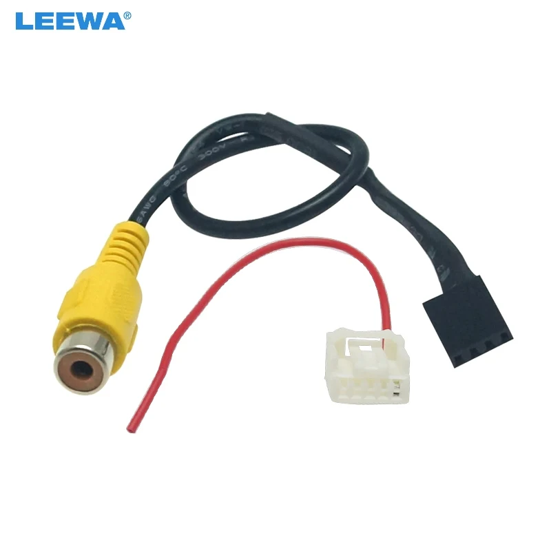 Автомобильная камера заднего вида LEEWA 10X видеоразъем для парковки RCA