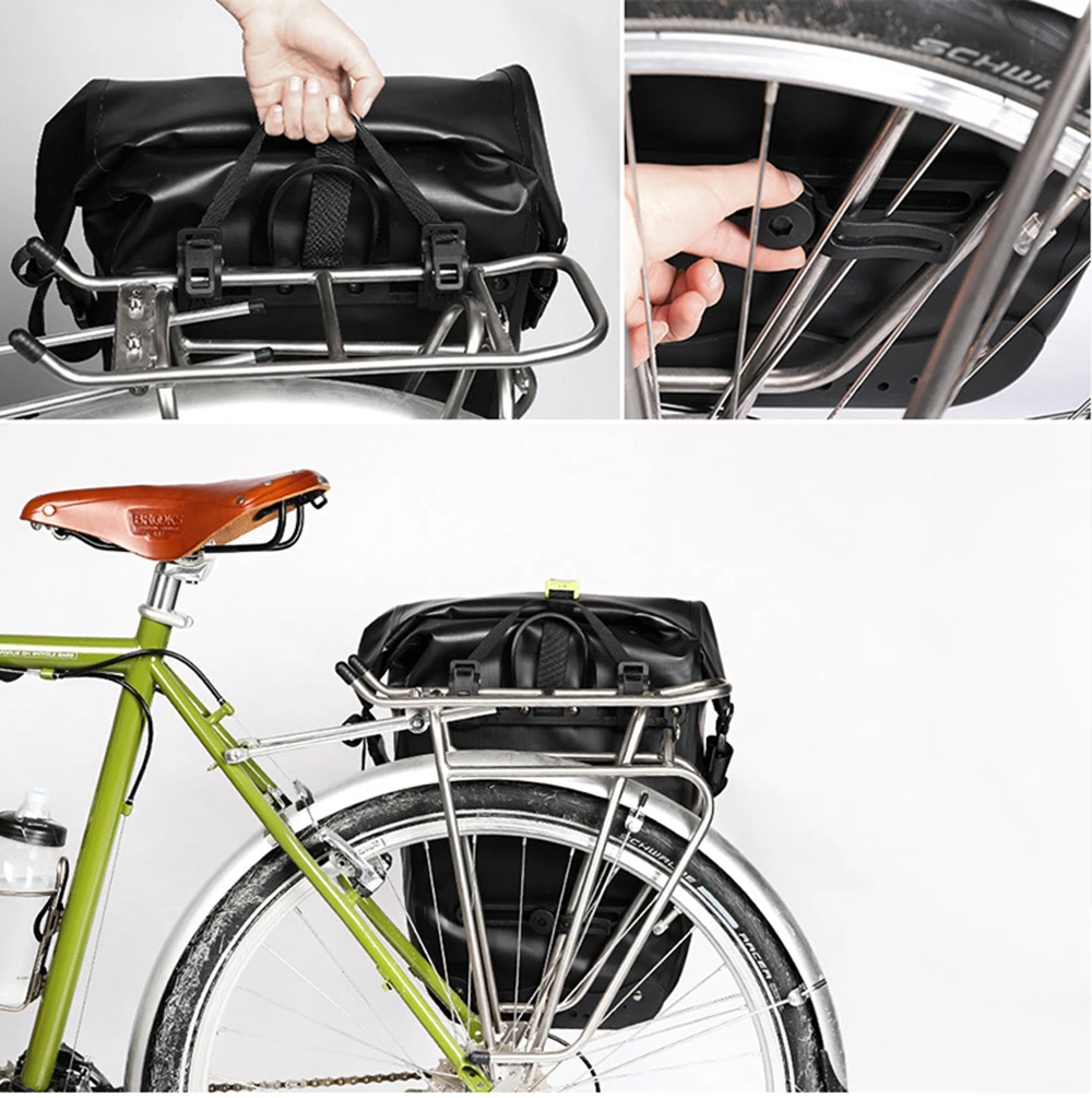 Rhinowaik25l велосипедные сумки MTB велосипед задняя стойка сумка Полный Водонепроницаемый многофункциональный дорожный велосипед Pannier заднее сиденье багажник сумка