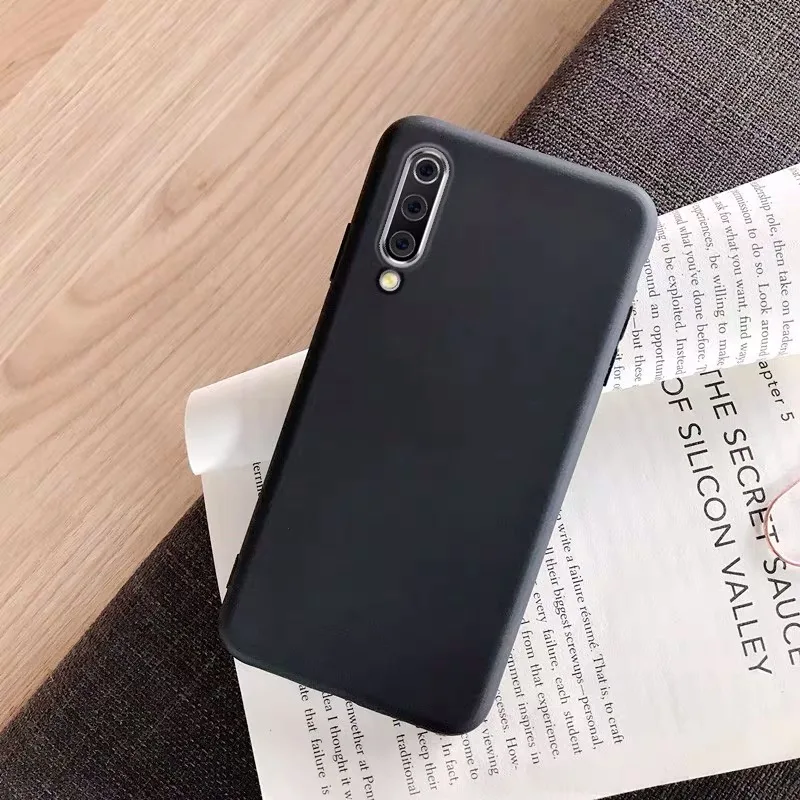 Черный Силиконовый чехол для телефона для samsung Galaxy A7 A9 A6 A8 плюс Карамельный цвет матовый из ТПУ мягкий чехол для samsung A3 A5 A7 - Цвет: Черный