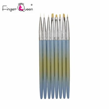 

8pcs Nail Brush Set Metal Rod 8 Styles to Make Nail Painting Designs More Vibrant Perfect for Professional Nail Salon or Home