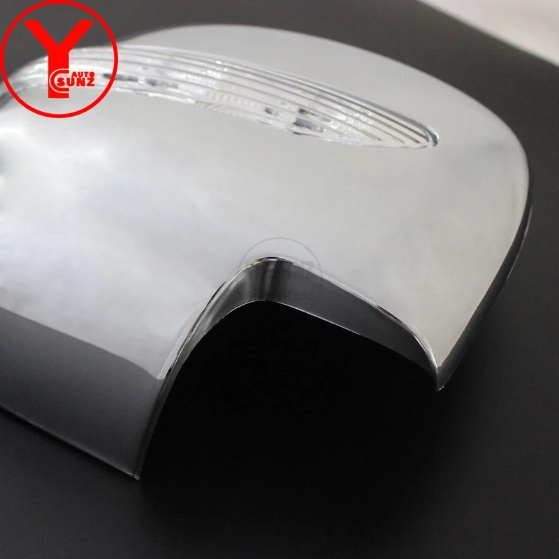 Крышка зеркала заднего вида YCSUNZ abs chrome led аксессуары для Противотуманные фары Toyota