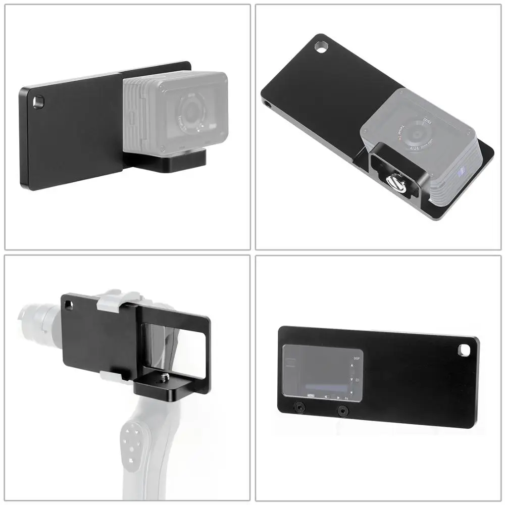 Совместимый переключатель Монтажная пластина адаптер для sony DSC-RX0 камера для DJI стабилизатор для Zhiyun FeiyuTech мобильный телефон клип Gimbals