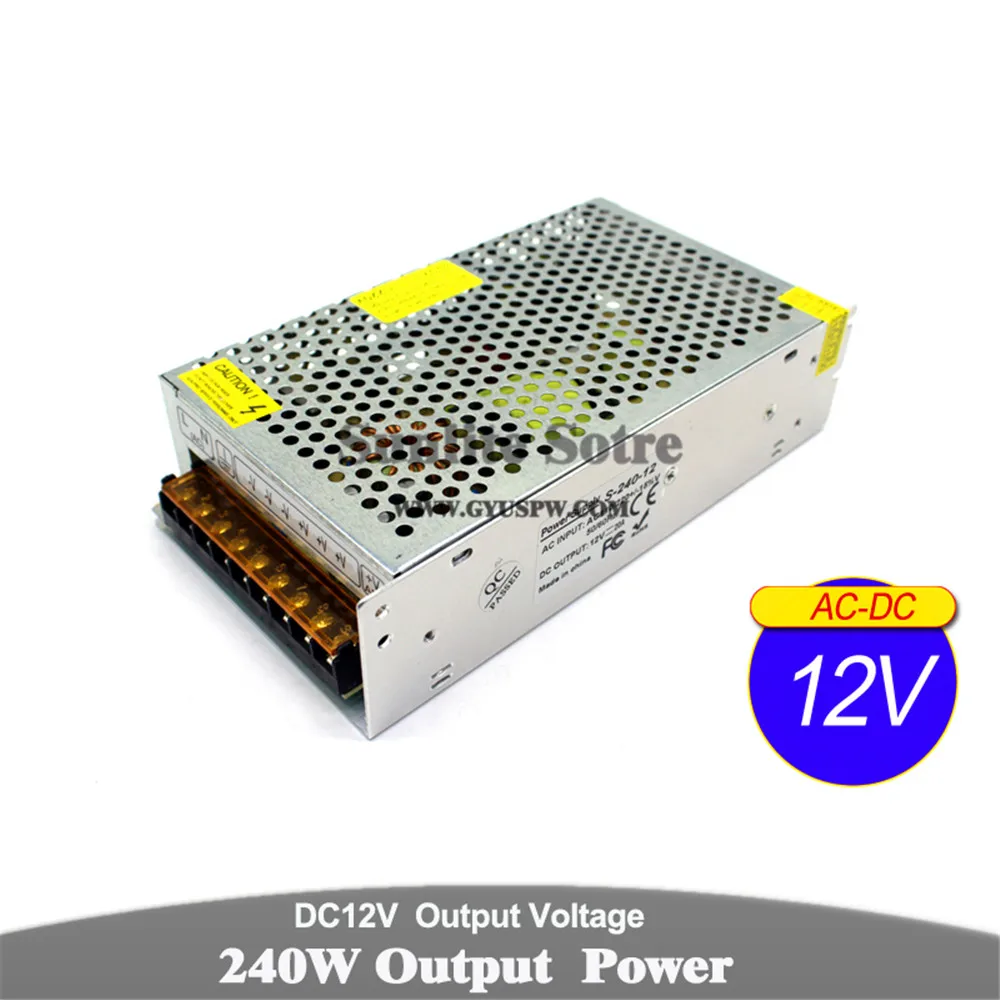 Переменный источник питания DC12V 15W 25W 36W 48W 60W 72W фары для 120W 150W 180W 200W 240W 300W 360W 400W 500W 600W светодиодный трансформатор