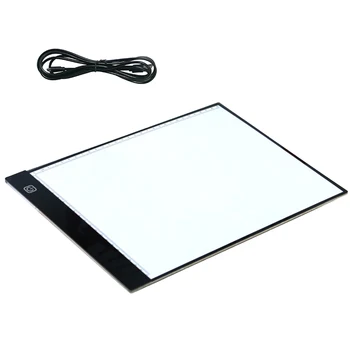

1 Pc A4 Copy Board LED Light Drawing Board Copy Board Illuminating Board Stencil for Artist Painting Drawing