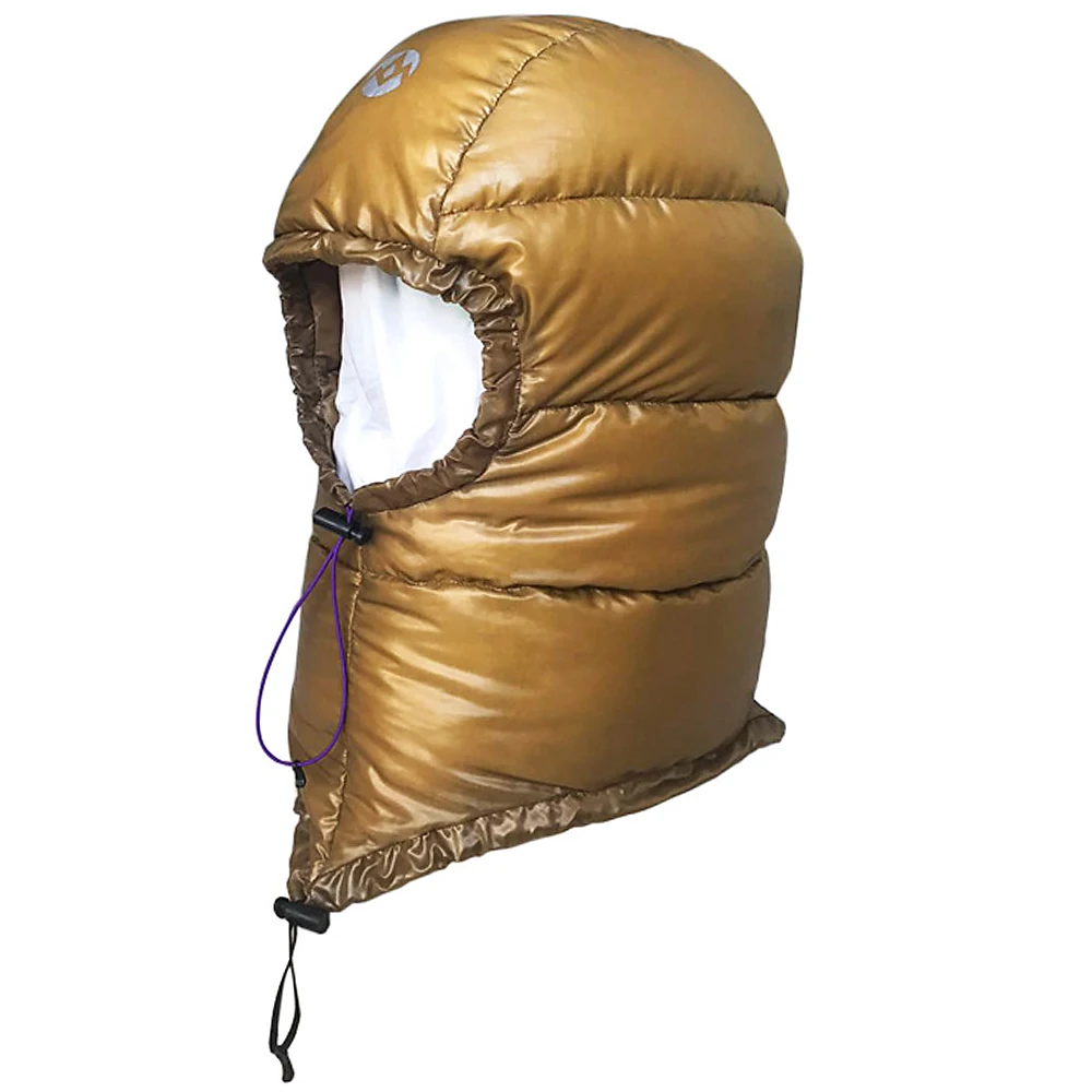 Winter Down Hat Thermal Ultralight Beanie Portable Balaclava for Outdoor Camping Cycling Mountaineering Soft Thermal Lightweight