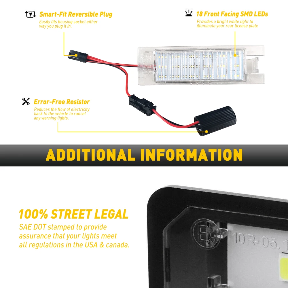 AUXITO LED ڵ ȣ ȣ Ʈ ĵ,  ī 2014-2021  2013-2015 Ʈ 2011-2019 ׼, 2 