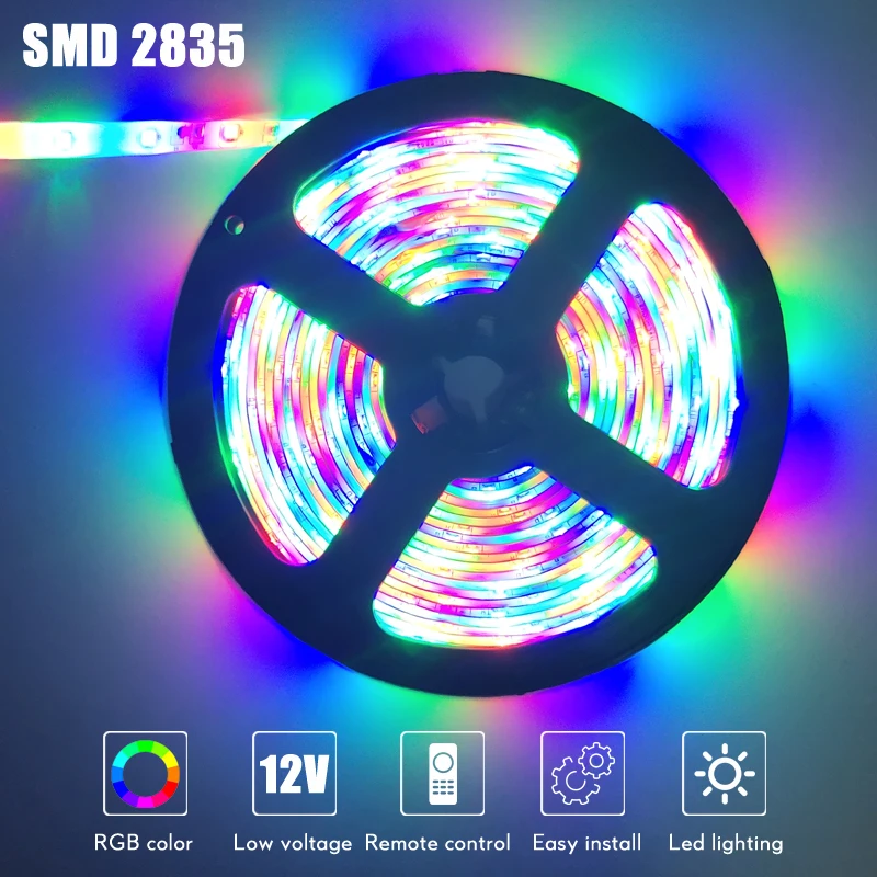 Гибкая светодиодная лента RGB 5050 SMD с пультом дистанционного управления 2835