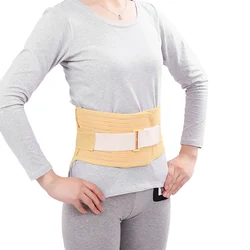 Breathable Lumbar Spine Fixing Support Belt With Pocket To Keep Warm Lumbar Disc Steel Plate Lumbar Support Pain Relief Unisex