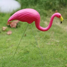 Садовый Декор Искусственный Фламинго декоративный, с рисунком Фламинго сад 3 шт./партия Открытый Пейзаж дизайн животное Модель Декор птицы