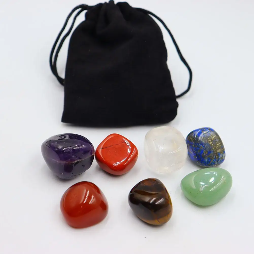 Crystal Set Box Mother's Day Present Natural Stone Gemstone Chakras Healing Quartz Mineral Ornament Home Craft High Quality