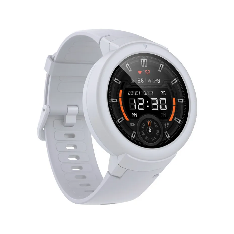 Английская версия Huami Amazfit Verge Lite gps Смарт-часы IP68 Водонепроницаемый 1," AMOLED экран 20 дней работы от батареи - Цвет: White