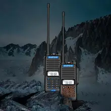  Baofeng Walkie Talkie 30km UV9R AMG Plus IP68 Waterproof UV Dual Band Two Way Handheld Radio Sea Land Hotel Civilian Intercom 