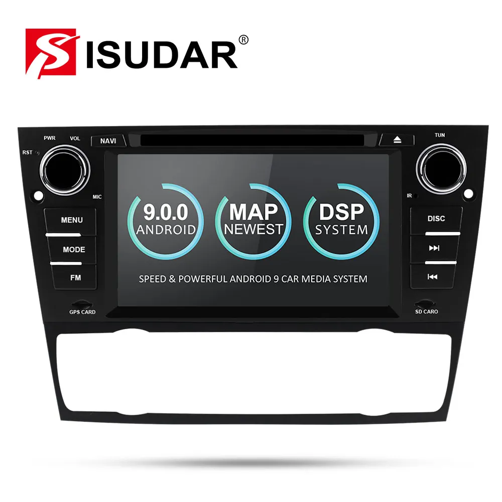 Isudar 2 Din Авто Радио Android 9 для BMW/320/328/3 серии E90/E91/E92/E93 Автомобильный мультимедийный