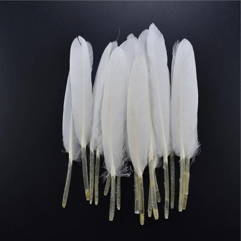 Natural Goose Feathers Small Floating Colourful Swan White Feather Plume  For Craft Wedding Jewelry Home Decoration Plumes