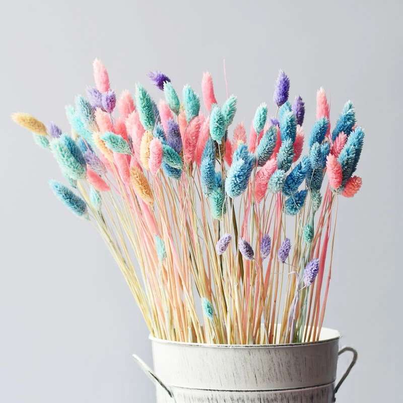 Сушеные букеты из искусственных цветов натуральные растения для украшения дома