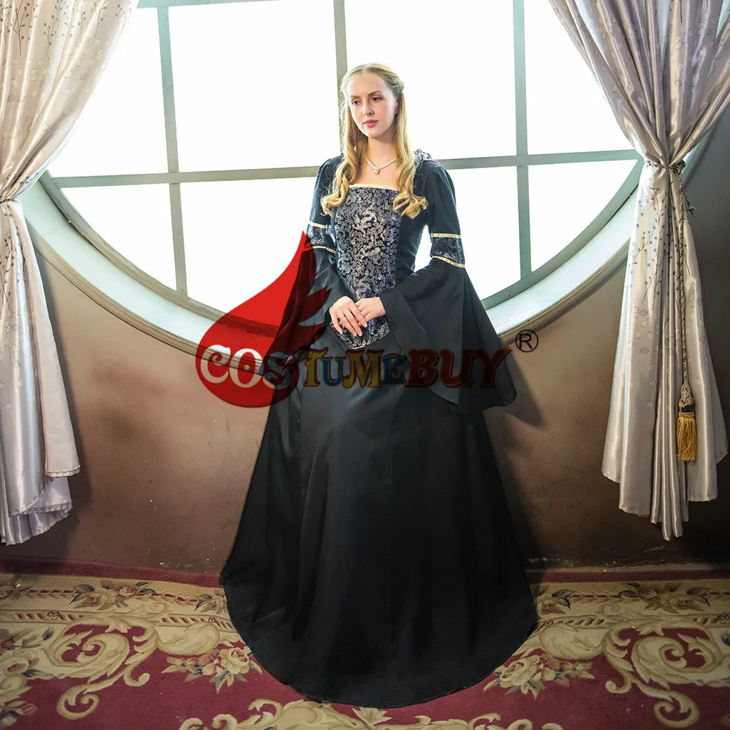 Costumebuy женский Ренессанс средневековый готический костюм ведьмы вампир платье взрослое платье принцессы на заказ