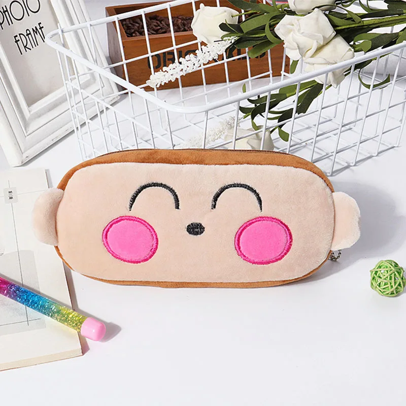 1 шт. 20 см Kawaii Мультяшные Животные Плюшевый Чехол Карандаш Чехол сумка брелок портмоне кошелек Чехол Сумка, школьные принадлежности подарок