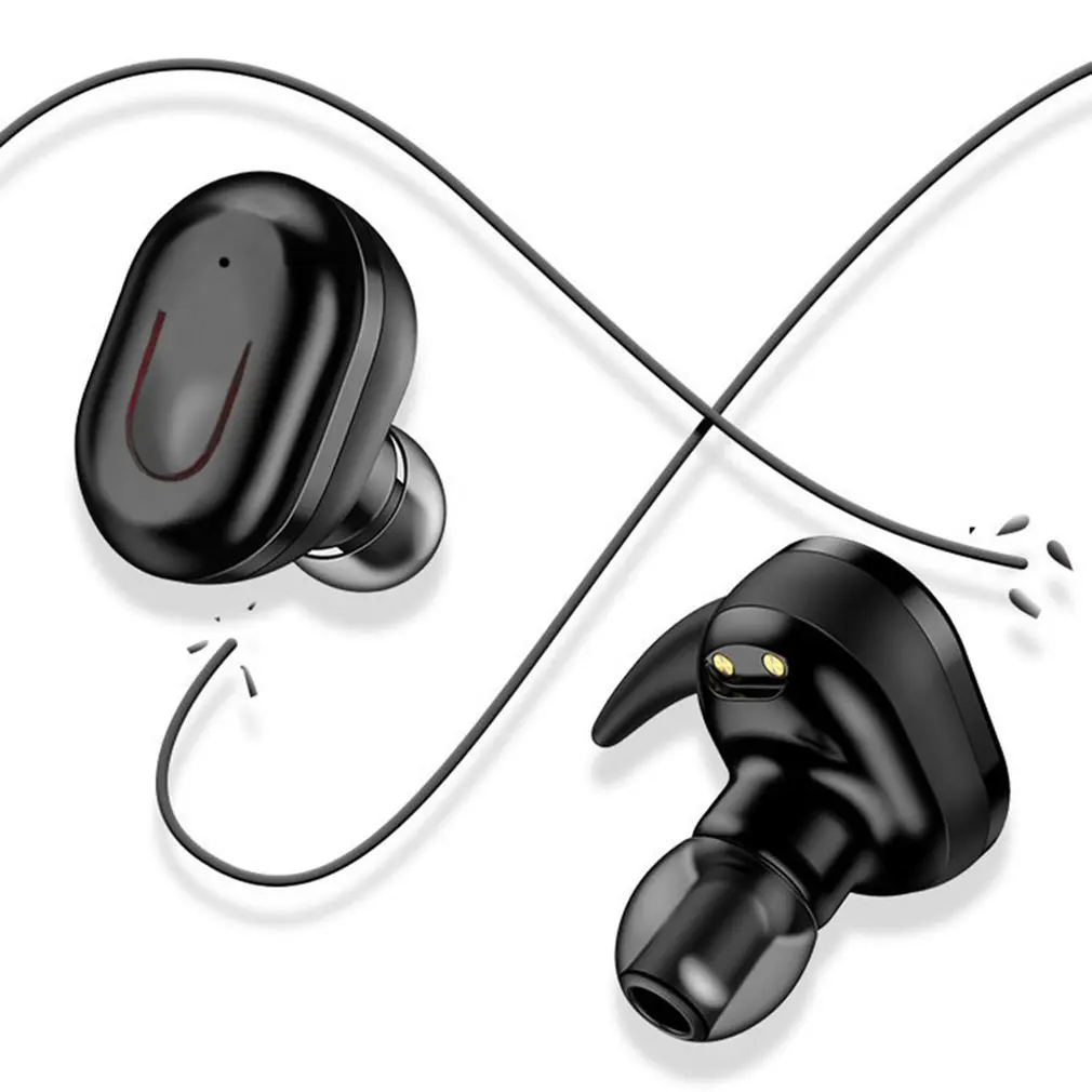 B2 беспроводные наушники Bluetooth 5,0 бинауральные деловые звонки беспроводные наушники-капельки со стерео мини спортивные наушники
