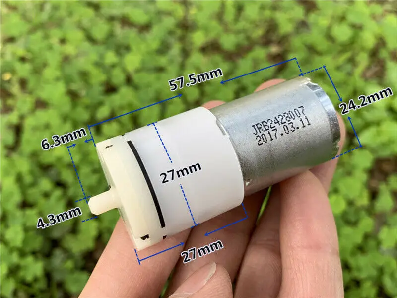 DC 3 V-6 V 5V Мини 370 мотор воздушный насос кислородный насос Монитор артериального давления аквариум