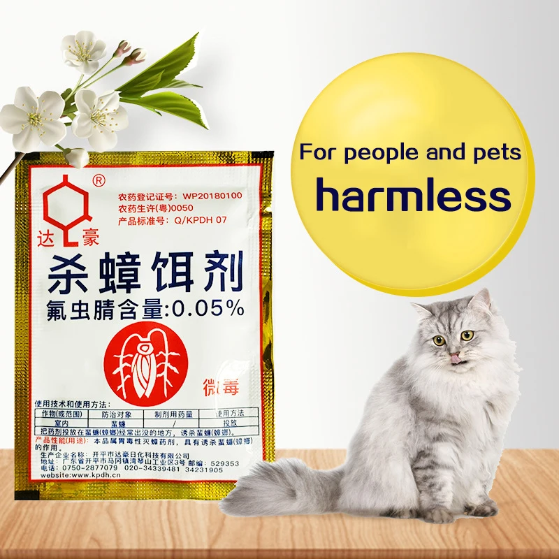 100 шт./лот эффективный убийца тараканов порошок приманка специальный инсектицид