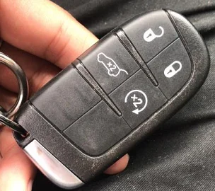 Для Jeep Grand Cherokee 14-18 подлинное углеродное волокно Автомобильный ключ чехол дистанционного брелока оболочка Авто защитный