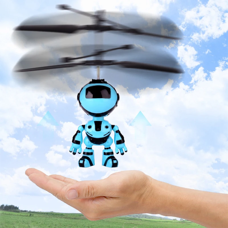 Мини летающий Радиоуправляемый Дрон Единорог вертолет с ручным зондированием инфракрасный Индукционный электронный самолет мультипликационный Квадрокоптер drohne детские игрушки