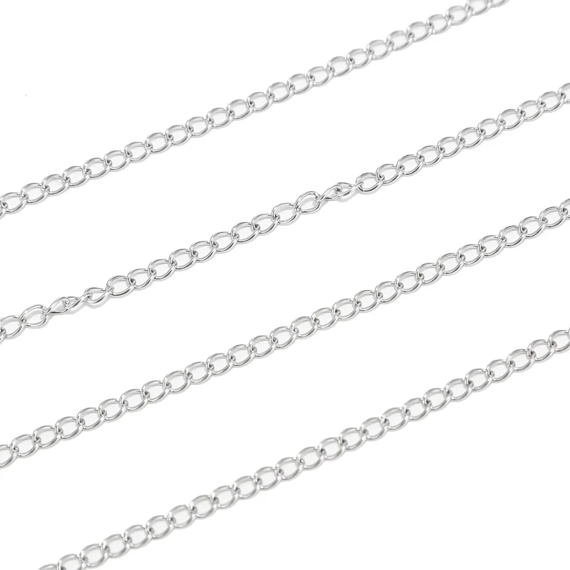 4 Prolunghe Per Collana In Acciaio Inox - Oro Rosa, 5-20cm, Con Moschettone, Per Gioielli - Foto 7