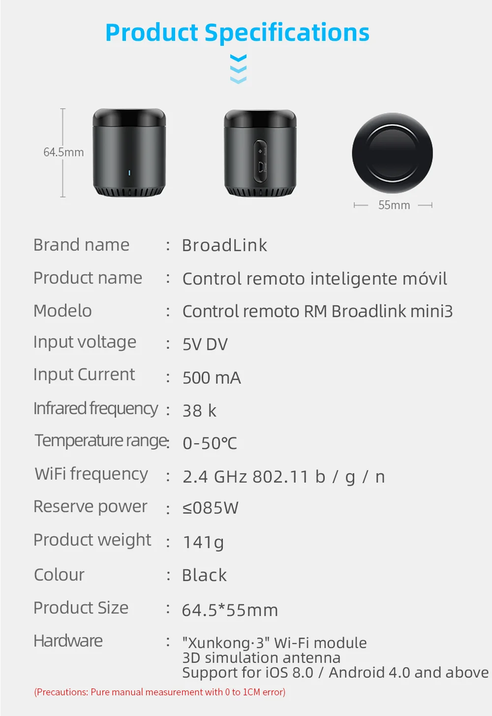 Broadlink RM MINI 3 MINI3 Black Bean Wifi IR пульт дистанционного управления Универсальный ТВ Кондиционер Smart/Google Home поддержка SONOFF мост