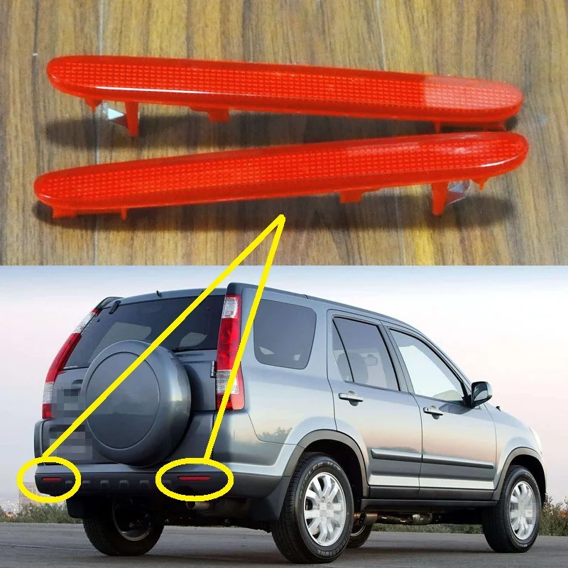 2 шт./пара красный объектив отражатель заднего бампера светильник для Хонда сrv