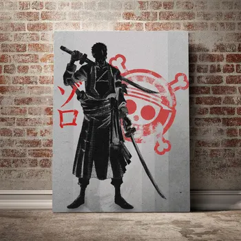 

Modular Poster Roronoa Zoro Modern HD Printed One Piece Wall Art Canvas Japan Anime Picture Paintings Home Decor For Living Room
