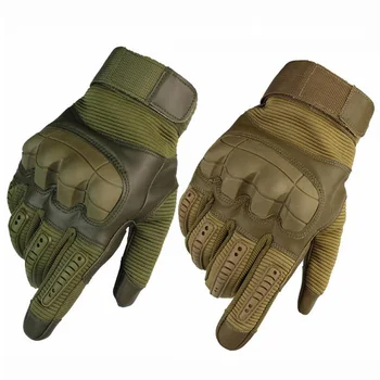 

Touch Screen Outdoor Tactical Gloves Military Army Paintball Airsoft Combat Armor Protection Rubber Knuckle Full Finger Gloves