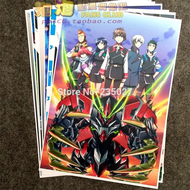 Fabric Poster - Valvrave the Liberator - New Haruto, Shoko and Saki ge77557  