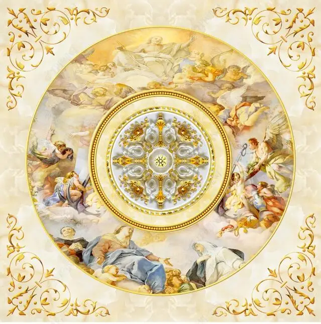 de parede para teto pintura de papel de céu rolo de papel de parede