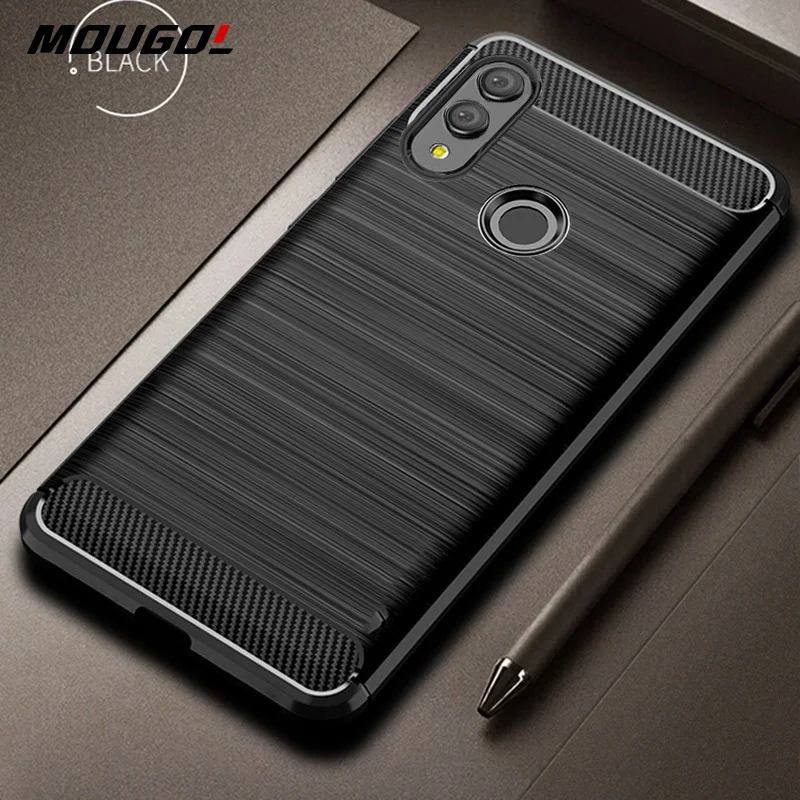 

For Honor 8X 8 X Case Carbon fiber Cover Shockproof Phone Case On For Huawei Honor 8C 8 C Cover 360 Full Protection Bumper Shell