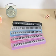 

Music Stationery Box With Ruler Music Pattern Pen Box Estojo Escolar Material Escolar School Supplies Pencilcase Pencil Box Cute